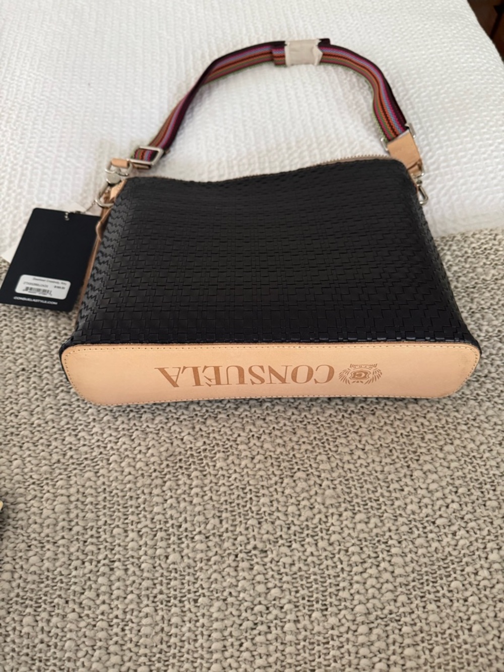 Consuela Amy Downtown crossbody Bag with Multicolor Strap - Picture 2 of 4